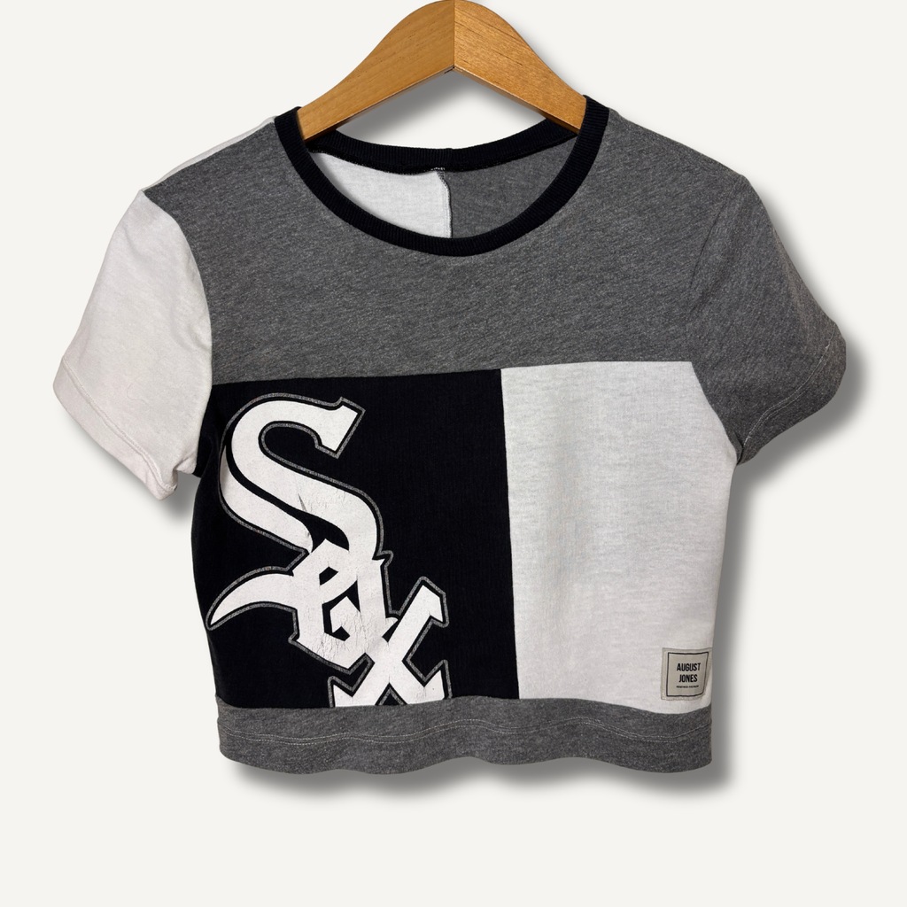 Reworked Cropped Chicago White Sox Graphic T -Size XS
