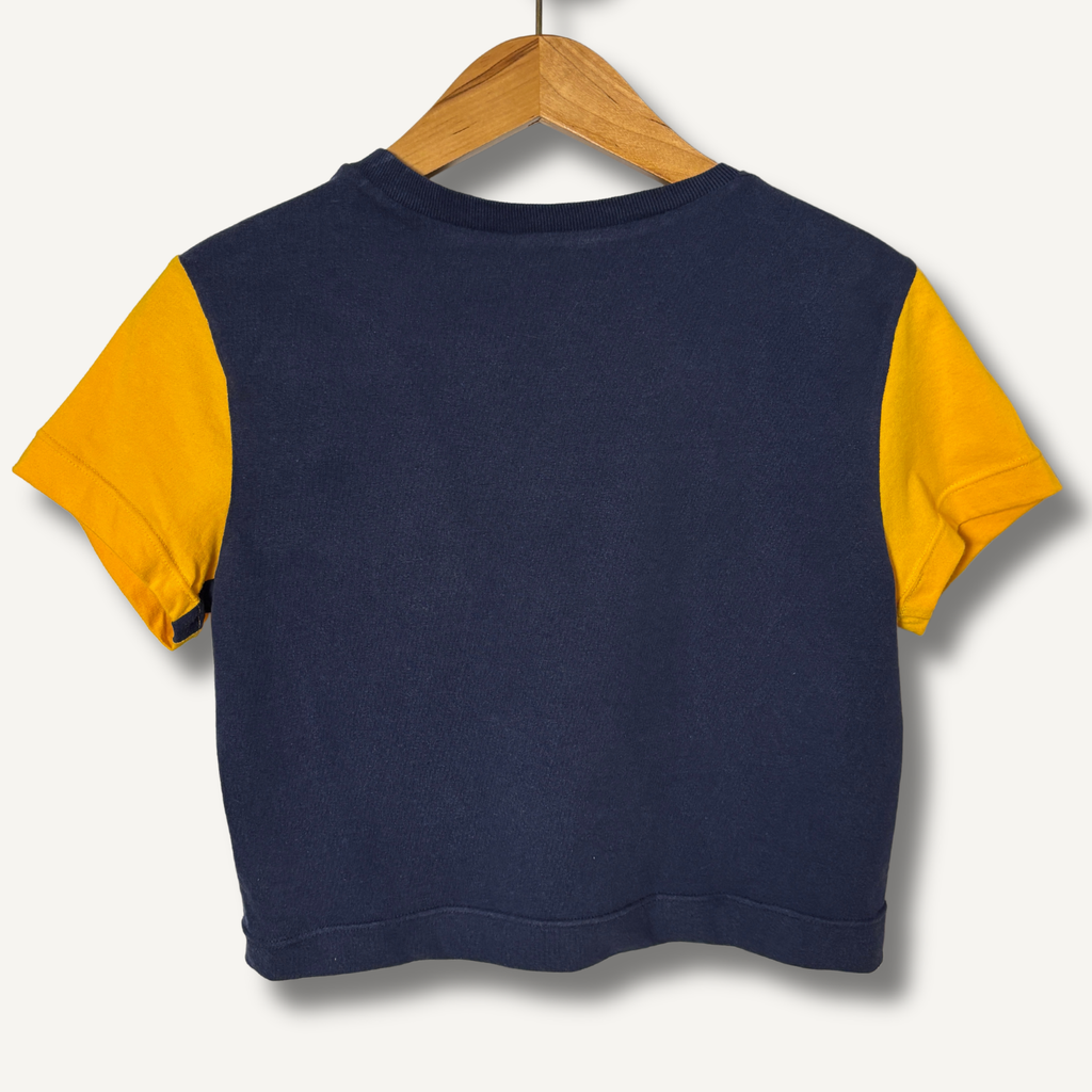 Reworked Cropped Milwaukee Brewers T-Shirt -Size Small