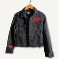 Chicago Bulls Cropped Denim Jacket — Size S