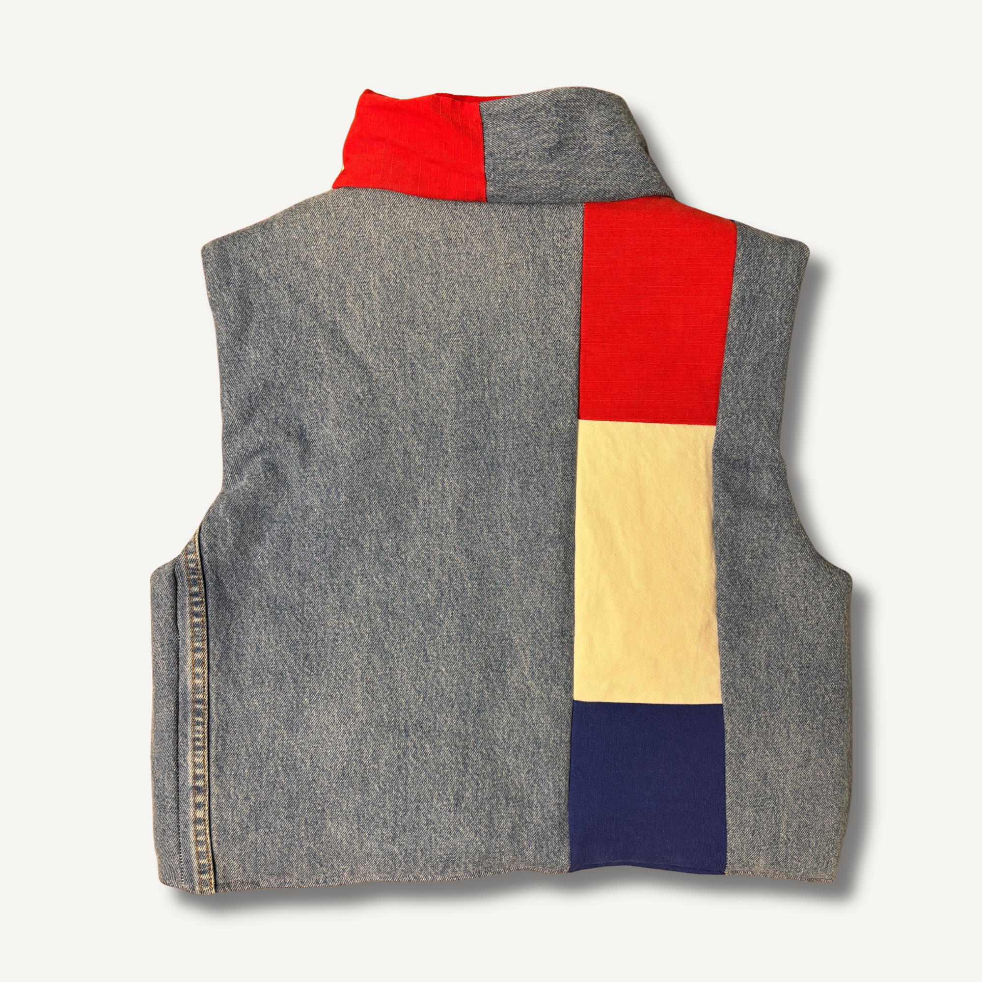 Buffalo Bills Colorblock Patchwork Vest — Size S