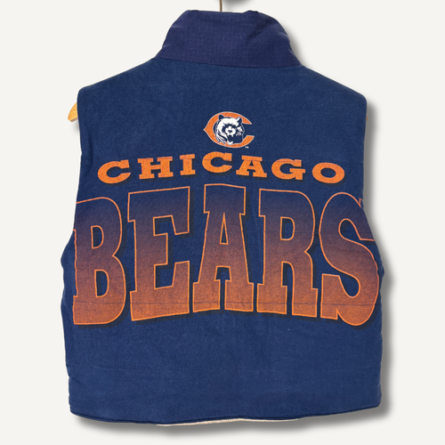 Chicago Bears Khaki & Navy Vest — Size M