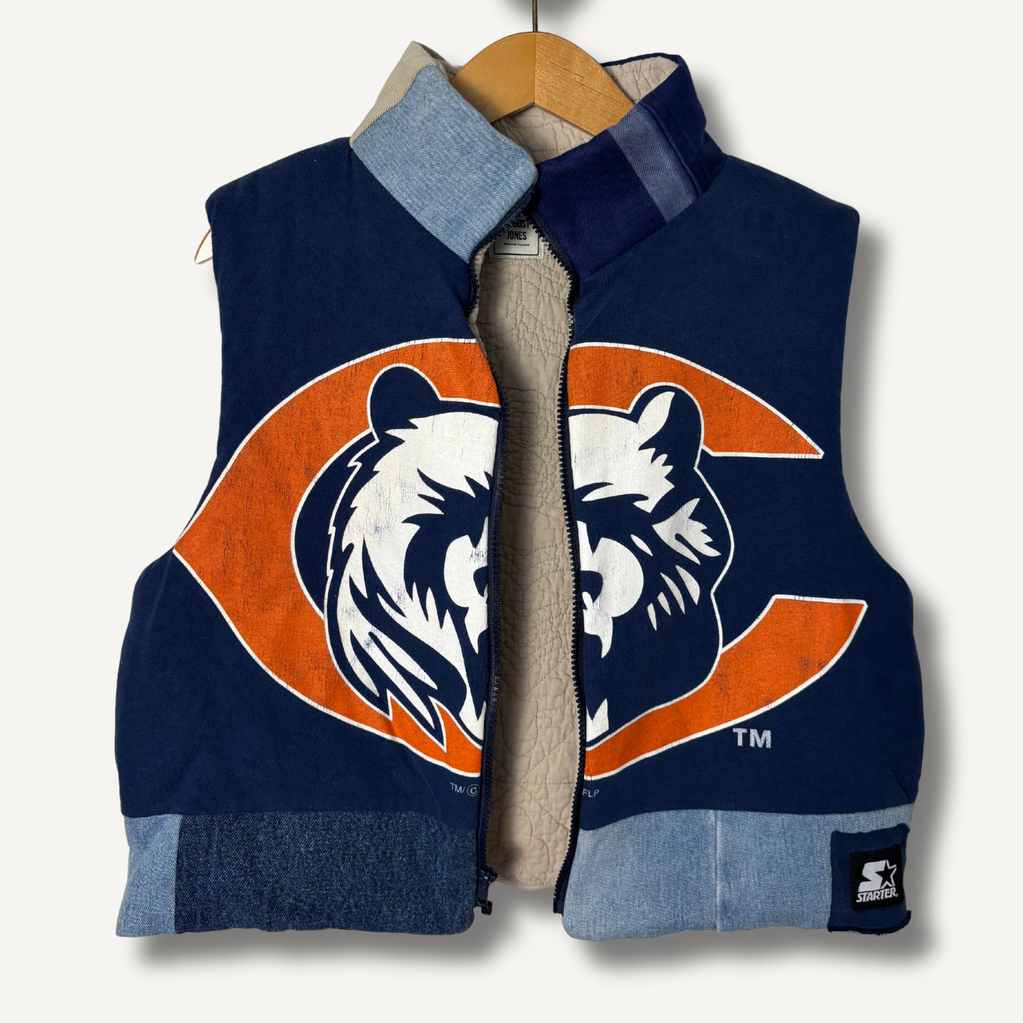 Chicago Bears Vintage Logo Vest — Size M