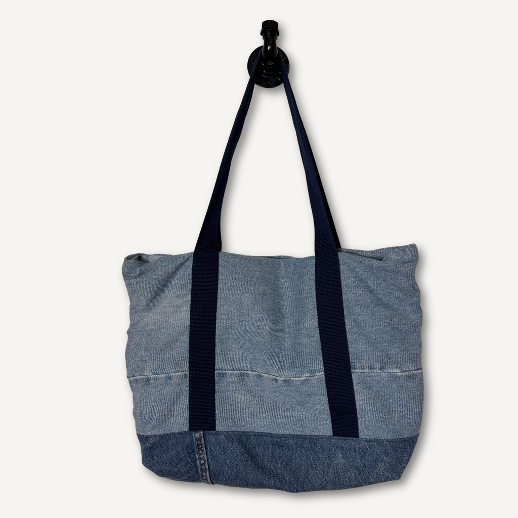 Upcycled Green Bay Packers Denim Tote Bag