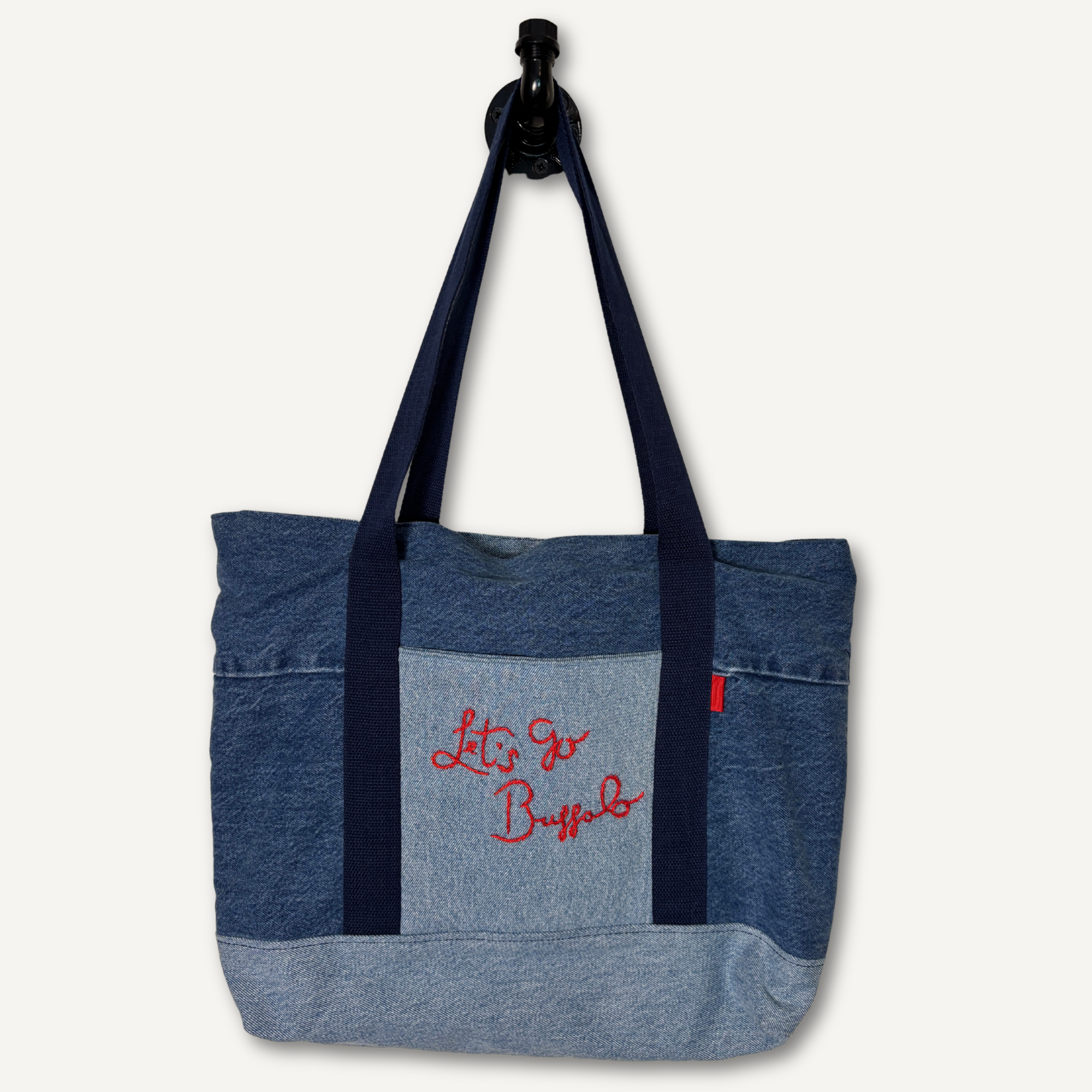 Upcycled Buffalo Bills Tote Bag