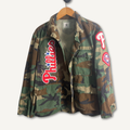 Phillies Camo Military Jacket — Size M