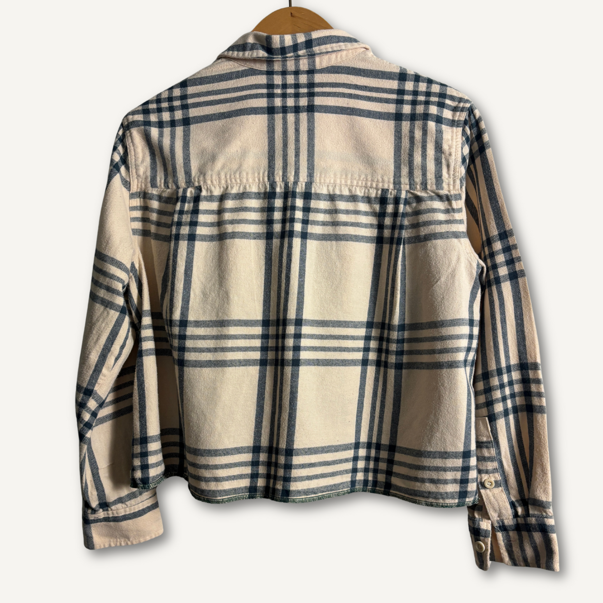 Packers Cropped Flannel— Size S