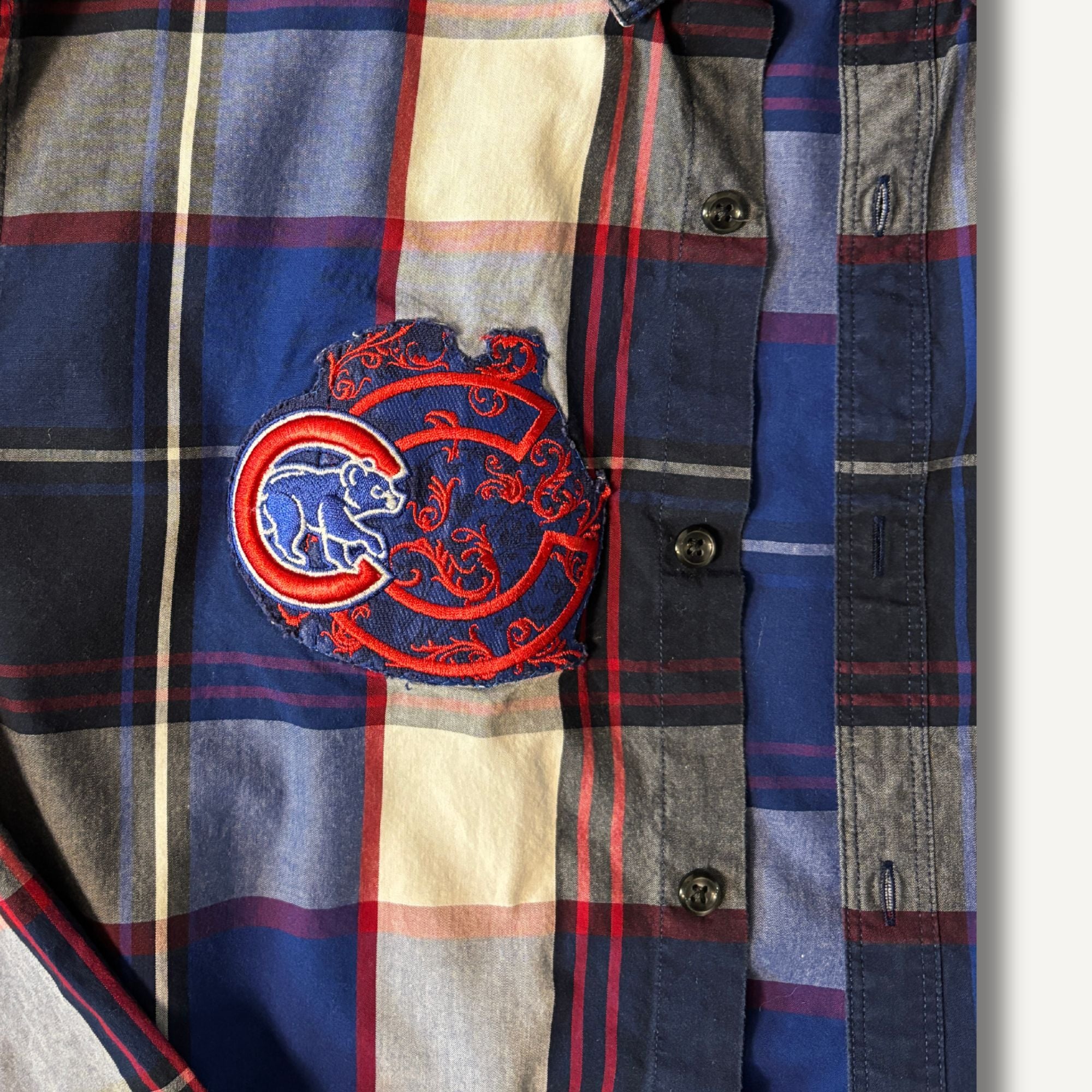 Chicago Cubs Cropped Shirt— Size S