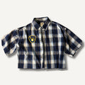 Milwaukee Brewers Cropped Short Sleeve Shirt— Size M