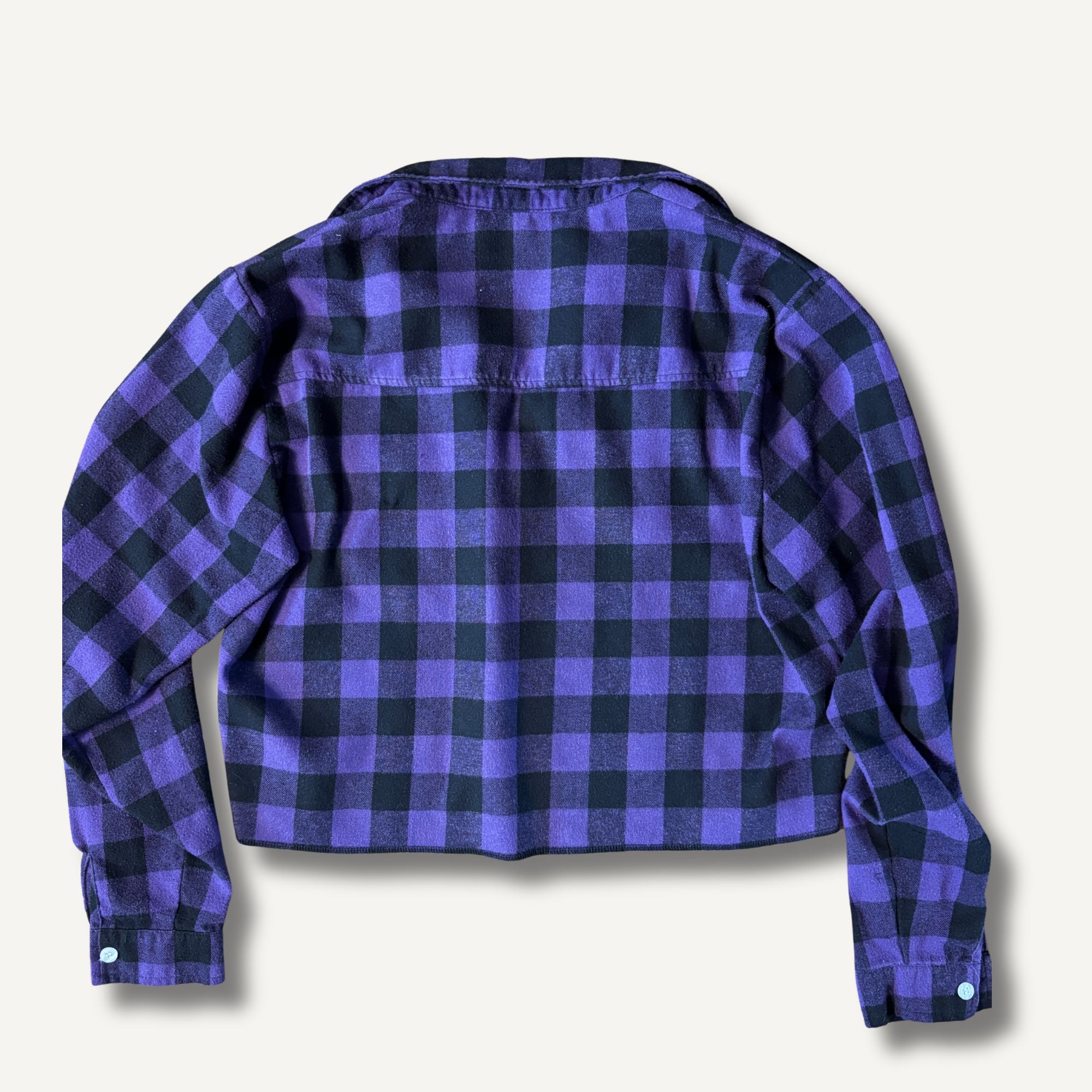 Minnesota Vikings Cropped Flannel— Size S