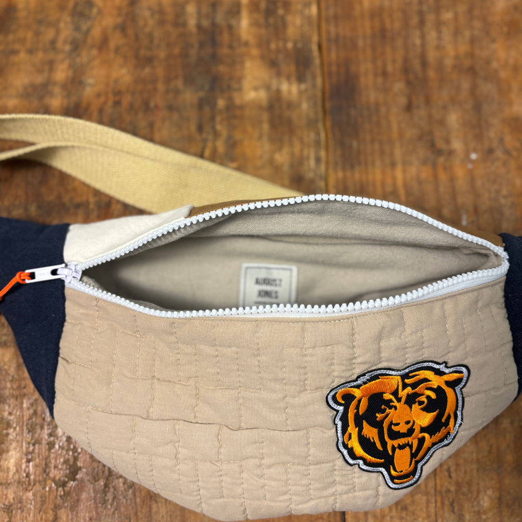 Upcycled Chicago Bears Sling Bag