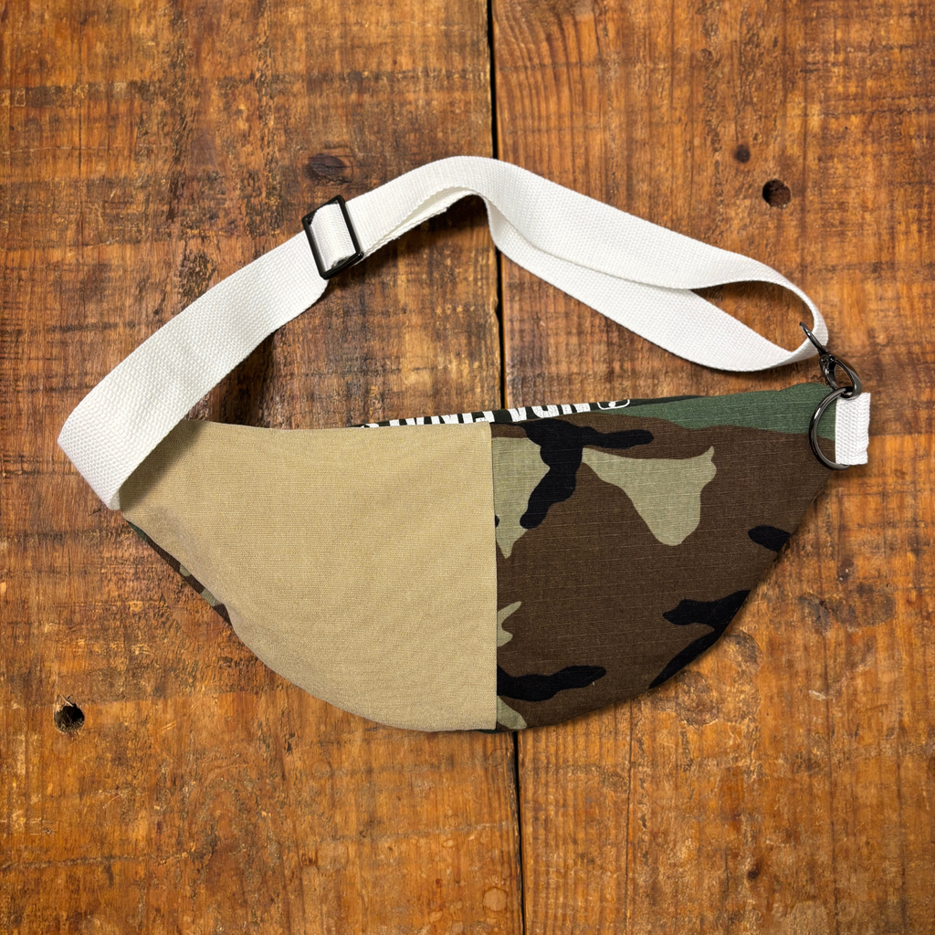 Upcycled Milwaukee Bucks Sling Bag