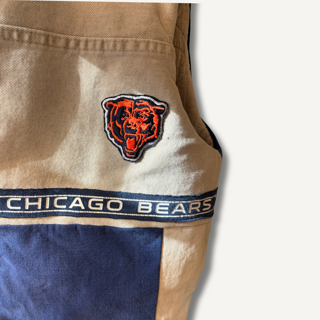 Chicago Bears Khaki & Navy Vest — Size M