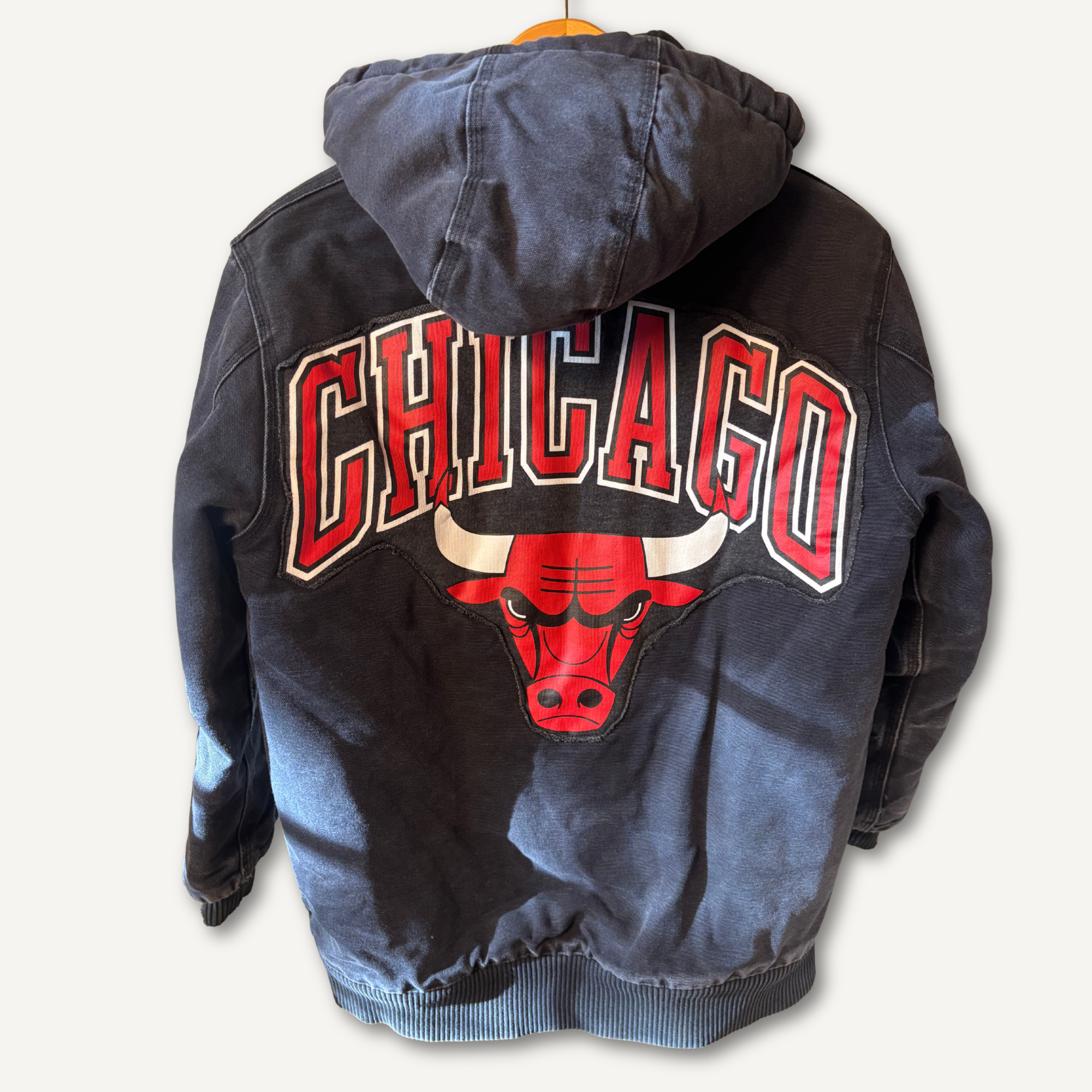 Chicago Bulls Carhartt Reworked Jacket — Size XS/S