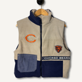 Chicago Bears Khaki & Navy Vest — Size M